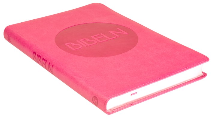Bibel 2000 - Slimline - rosa, cabra, mjukband, silversnitt, 2018x140x18mm