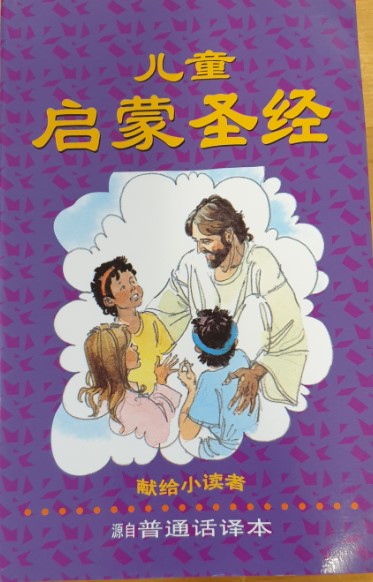 Barnbibel (KIN) 儿童圣经 lila, pocket