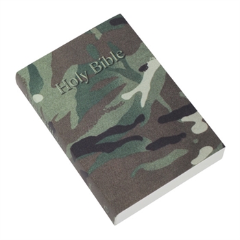 KJV, pocket reference bible, camouflage