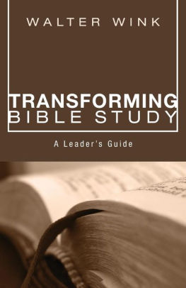 TRANSFORMING BIBLE STUDY, PAPERSBACK