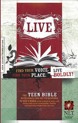 NLT, LIVE BOLDLY TEEN BIBLE, PAPERBACK, 217X137X35MM