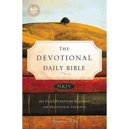 NKJV  THE DEVOTIONAL DAILY BIBLE , PAPERBACK, 210x135x30