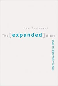 NT The Expanded Bible, Mellan, White Paperback