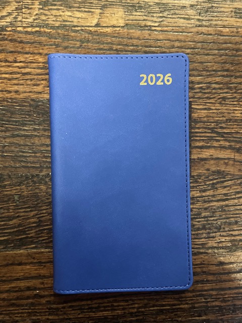 Kyrkoåret 2026 kalender blå