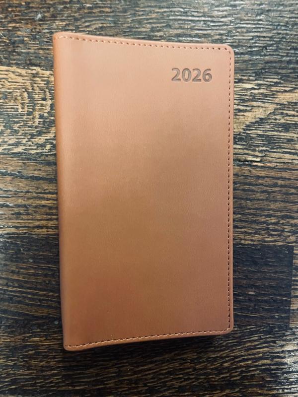 Kyrkoåret 2026 kalender, brun