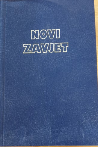 NT, Kroatisk bibel, blå, mjukband, 140x90x20 mm