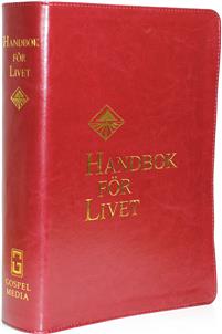 Handbok för Livet,  röd, konstskinn, 250x170x22mm