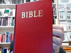 Bibel Tjeckiska vinröd, liten hårdband, 160x120x25 mm