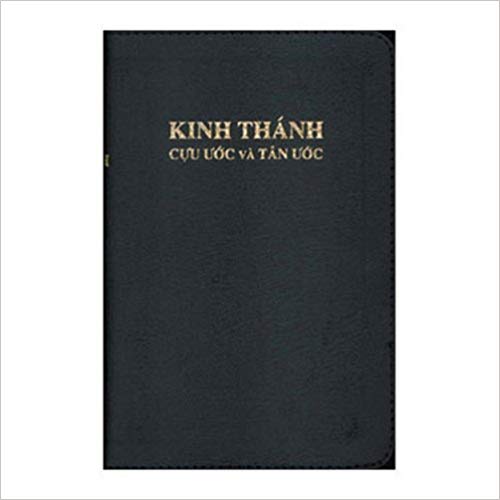 Bibel, Vietnamesiska, mörkblå, mjukband, 220x150x25 mm