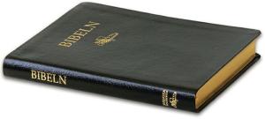 Svenska Folkbibeln 1998, svart cabraskinn med guldsnitt