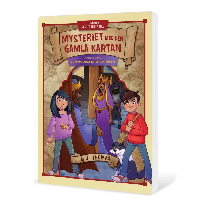 Den modiga drottningen, Mysteriet med den gamla kartan, bok 1