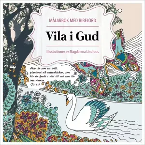 Målarbok med bibelord - Vila i Gud