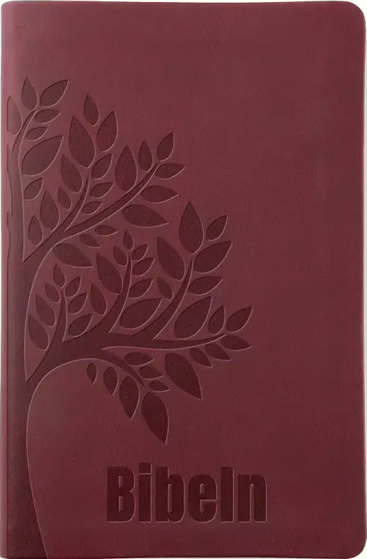 Bibel 2026 slimline - konstskinn röd