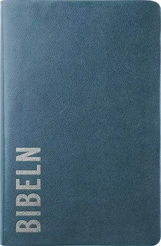 Bibel 2026 slimline - återvunnet läder blå