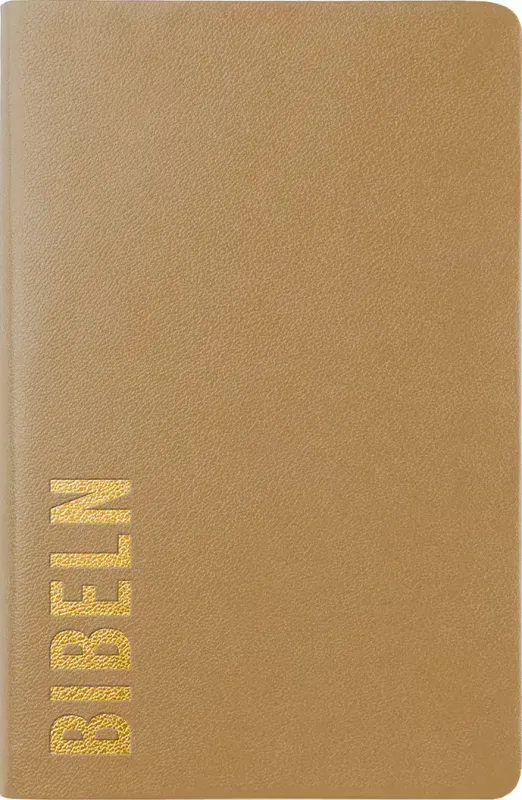 Bibel 2026 slimline - återvunnet läder brun med tumindex