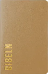 Bibel 2026 slimline - återvunnet läder brun med tumindex