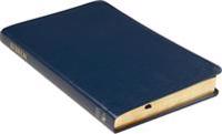 Svenska Folkbibeln , mjukband, blå, konstskinn, silversnitt