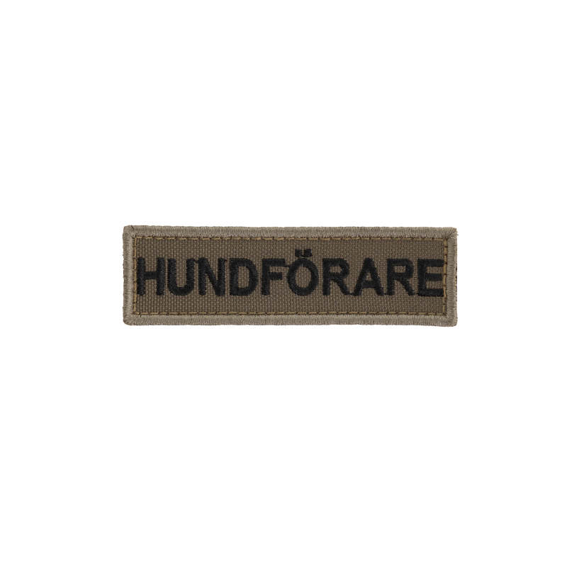Hundförarmärke med kardborre liten