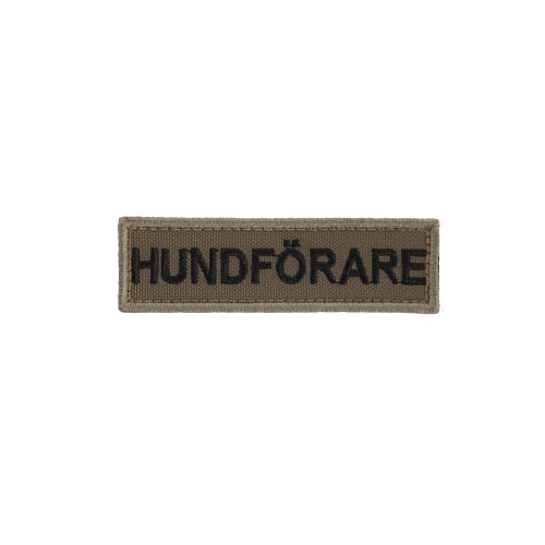 Hundförarmärke med kardborre liten