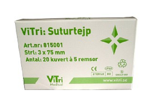 Suturtejp 3x75 mm 5 st 
