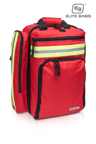 Akutryggsäck Röd Med Innehåll