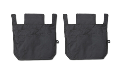 Hängfickor, Svart. 2-pack.