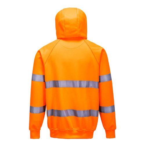 Hi-Vis Hood Sweatshirt, Orange