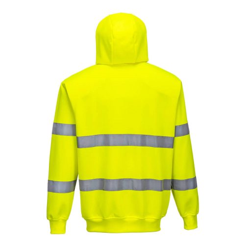 Full Zip Front Hoodie, Gul