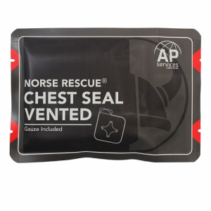 Chest Seal, Norse Rescue, vented, singlepack