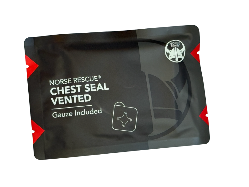 Chest Seal, Norse Rescue, Vented, Single Pack