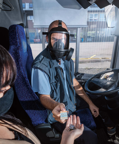 Gumarny Skyddsmask CM 6M