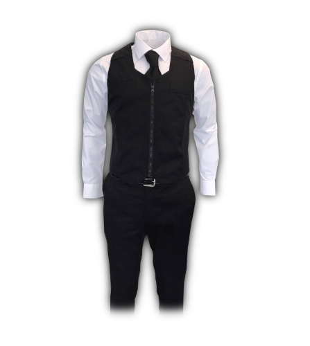 Sportig Kostymväst Svart