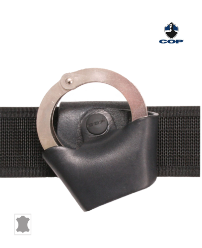 COP handfängsel hållare i läder.