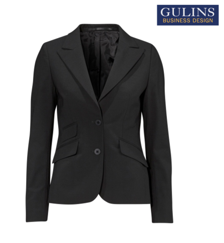 Damkavaj 2-knapp Svart