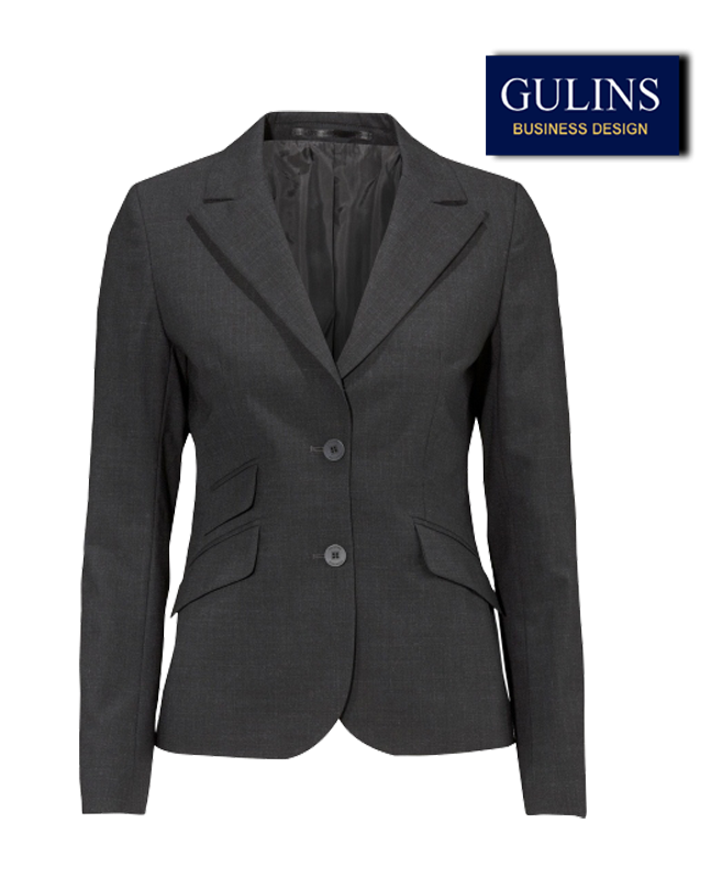 Damkavaj 2-knapp Grå