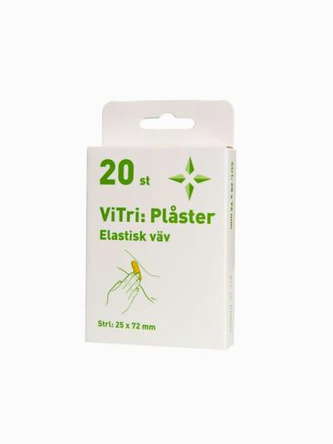 Plåster elastisk väv, 25x72 mm, 20 st/fp