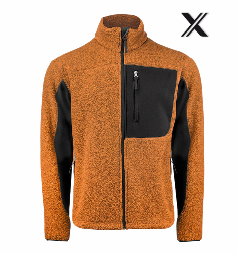 Texstar Pile Fleece Jacket, Orange