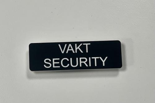 Vakt/Security med magnet