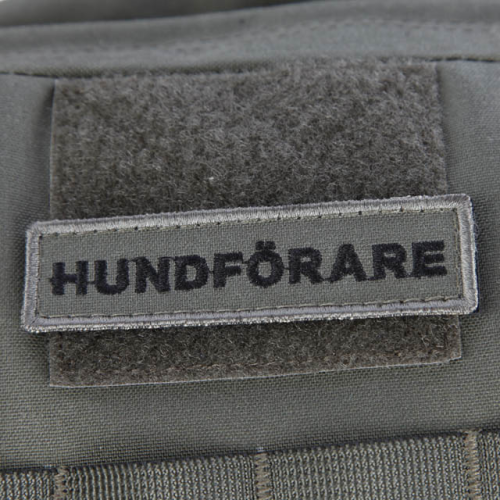 Hundförarmärke med kardborre liten