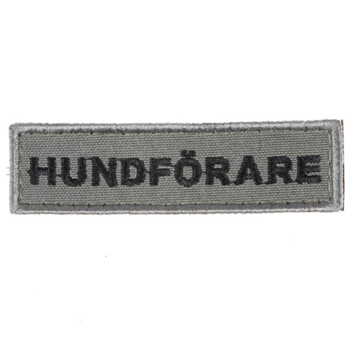 Hundförarmärke med kardborre liten