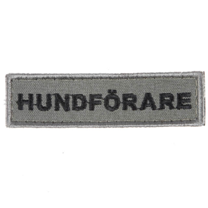Hundförarmärke med kardborre liten