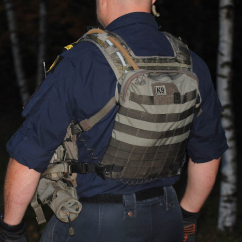 K9 märke, litet, m kardborreband -12