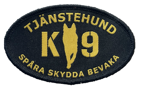 Tjänstehund - Spåra Skydda Bevaka Patch