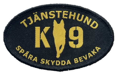 Tjänstehund - Spåra Skydda Bevaka Patch