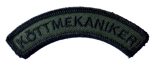 Köttmekaniker båge grön Patch