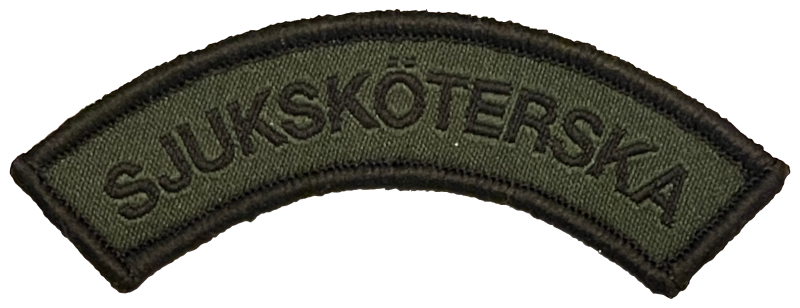 Sjuksköterska-båge grön Patch