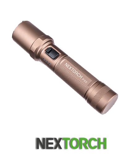 Nextorch P80 Brun/Bronze 1600lm laddbar