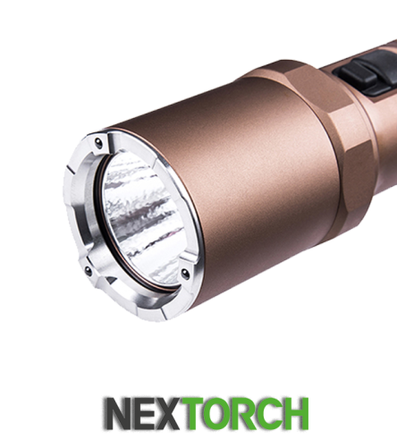 Nextorch P80 Brun/Bronze 1600lm laddbar
