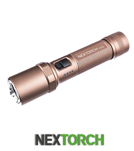 Nextorch P80 Brun/Bronze 1600lm laddbar
