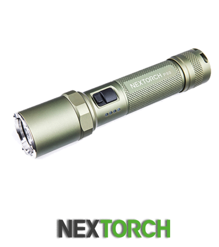 Nextorch P80 Grön 1600lm laddbar